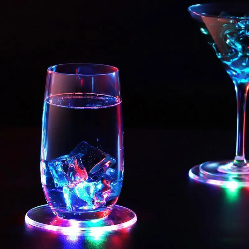Round Ultra-Thin Led Light Coaster Cocktail Coaster Drink Coasters Flash Bar Bartender Lighting Base Lamp Acrylic Crystal
Round Ultra-Thin Led Light Coaster Cocktail Coaster Drink Coasters Flash Bar Bartender Lighting Base Lamp Acrylic Crystal