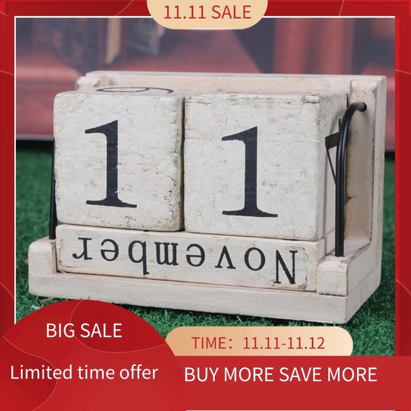 Wooden Perpetual Calendar Retro Rustic Design Living Room Decoration Diy Yearly Planner Calendar
Wooden Perpetual Calendar Retro Rustic Design Living Room Decoration Diy Yearly Planner Calendar