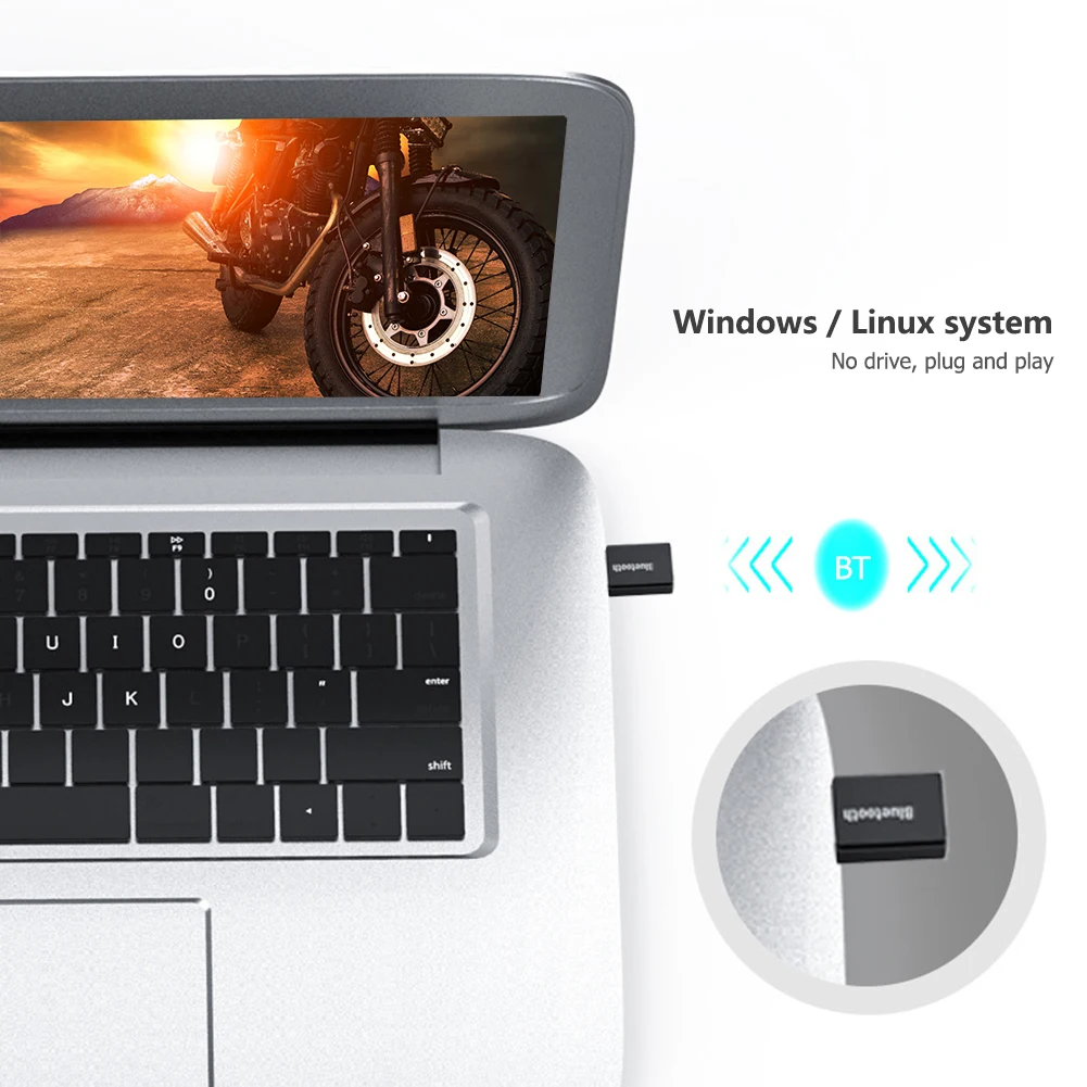 USB Bluetooth Adapter Bluetooth 5.0 Audio Transmitter Wireless Music Adapter for Desktop Laptop PC Computer
USB Bluetooth Adapter Bluetooth 5.0 Audio Transmitter Wireless Music Adapter for Desktop Laptop PC Computer