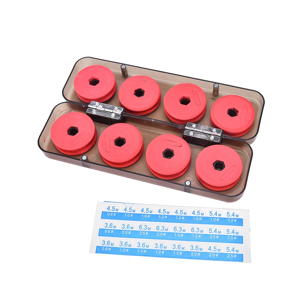 8Pcs/lot Foam Winding Board Fishing Line Shaft Bobbin Spools Tackle Box RED Utility Line Box Fishing Tackle Boxes Wholesale
8Pcs/lot Foam Winding Board Fishing Line Shaft Bobbin Spools Tackle Box RED Utility Line Box Fishing Tackle Boxes Wholesale