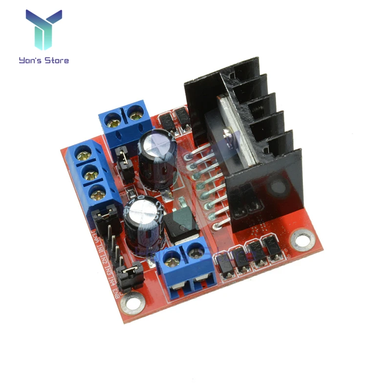 High Power L298N H bridge Driver Board module L298 stepper motor for arduino smart car robot breadboard
High Power L298N H bridge Driver Board module L298 stepper motor for arduino smart car robot breadboard