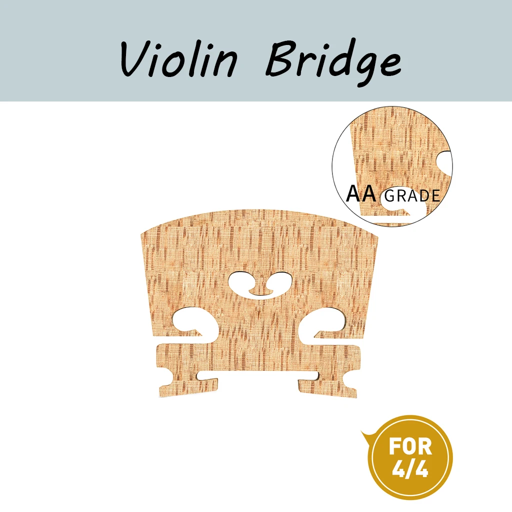 AA Grade Violin Bridge Maple Wood Regular Acoustic Violin Bridge For 4/4 Violin Use
AA Grade Violin Bridge Maple Wood Regular Acoustic Violin Bridge For 4/4 Violin Use