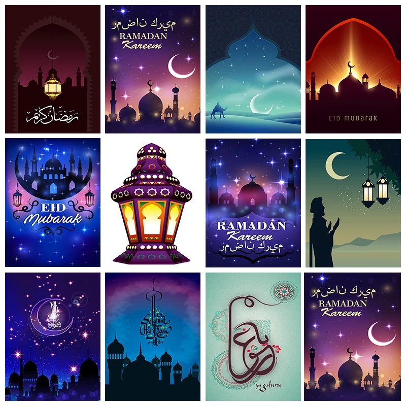 Diamond Painting Embroidery Religion Ramadan 5D DIY Cross Stitch Kits Full Square Drill Mosaic Art Home Rome Wall Decor Gift
Diamond Painting Embroidery Religion Ramadan 5D DIY Cross Stitch Kits Full Square Drill Mosaic Art Home Rome Wall Decor Gift