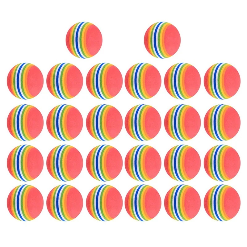 26Pcs Golf Balls EVA Golf Training Balls Rainbow Soft Garden Golf Balls for Indoor Outdoor Golf Practice
26Pcs Golf Balls EVA Golf Training Balls Rainbow Soft Garden Golf Balls for Indoor Outdoor Golf Practice