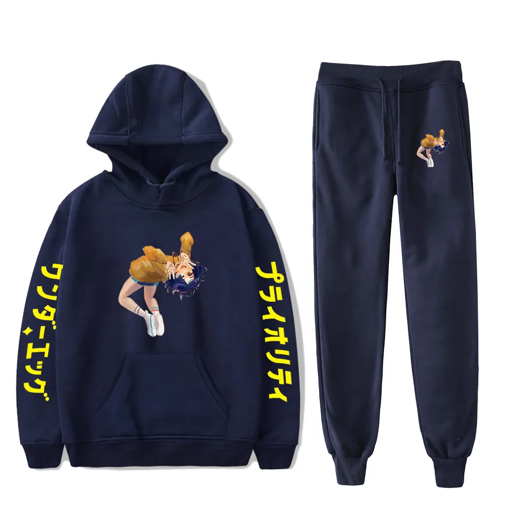 Wonder Egg Priority Hoodie Sweatshirt Two Piece Set Hoody+Jogger Pant Spring Autumn Streetwear Anime Cartoon Men's Women Set
Wonder Egg Priority Hoodie Sweatshirt Two Piece Set Hoody+Jogger Pant Spring Autumn Streetwear Anime Cartoon Men's Women Set