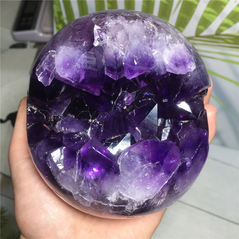 Natural Amethyst Stone Quartz Crystal Ball Souvenir Home Decor Purple Druzy Mineral Gem Geode Voog Specimen Globe Sphere Gift
Natural Amethyst Stone Quartz Crystal Ball Souvenir Home Decor Purple Druzy Mineral Gem Geode Voog Specimen Globe Sphere Gift