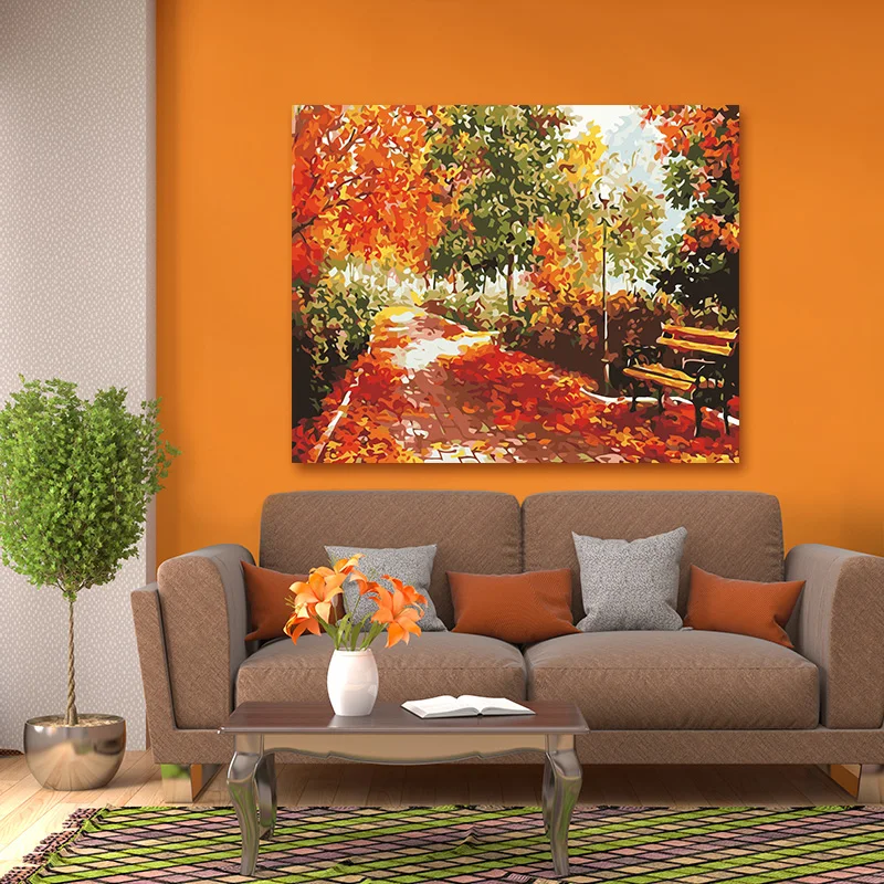 Painting by Numbers Independent Long Bench in The Woods Filling and Decompression Painting Paint by Number Art One Piece Cartoon
Painting by Numbers Independent Long Bench in The Woods Filling and Decompression Painting Paint by Number Art One Piece Cartoon
