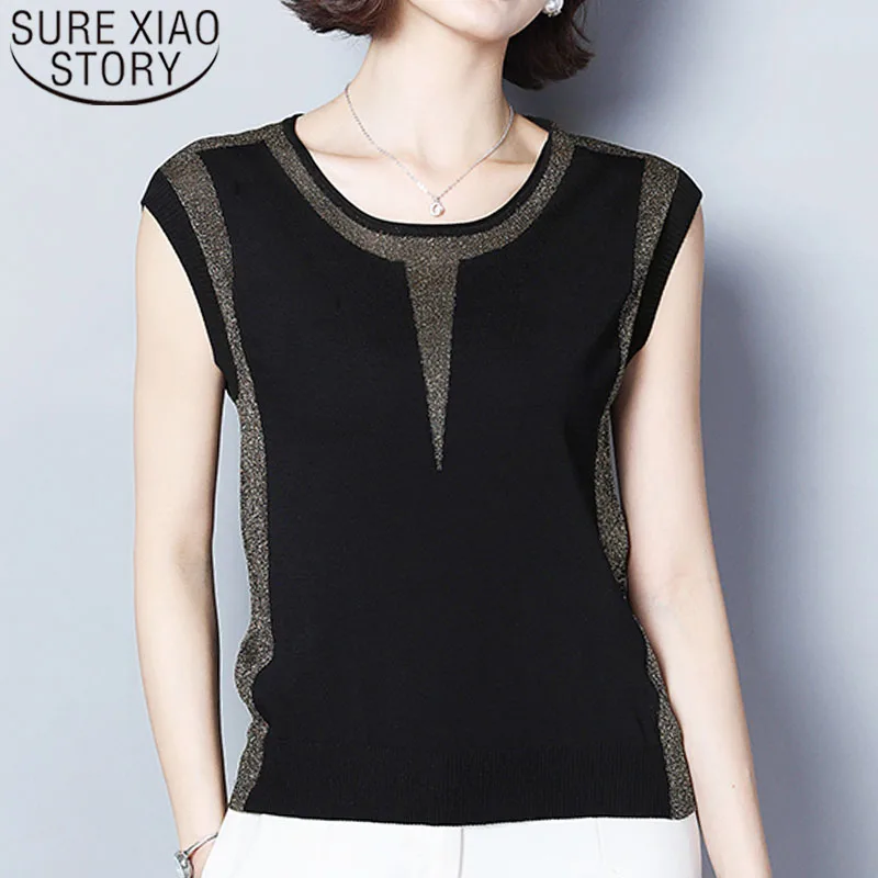 Women Shirt 2022 Summer Ladies Tops Sleeveless Korean Clothes Solid O-Neck Womens Clothing Shirts Black Tops T Shirt Women
Women Shirt 2022 Summer Ladies Tops Sleeveless Korean Clothes Solid O-Neck Womens Clothing Shirts Black Tops T Shirt Women