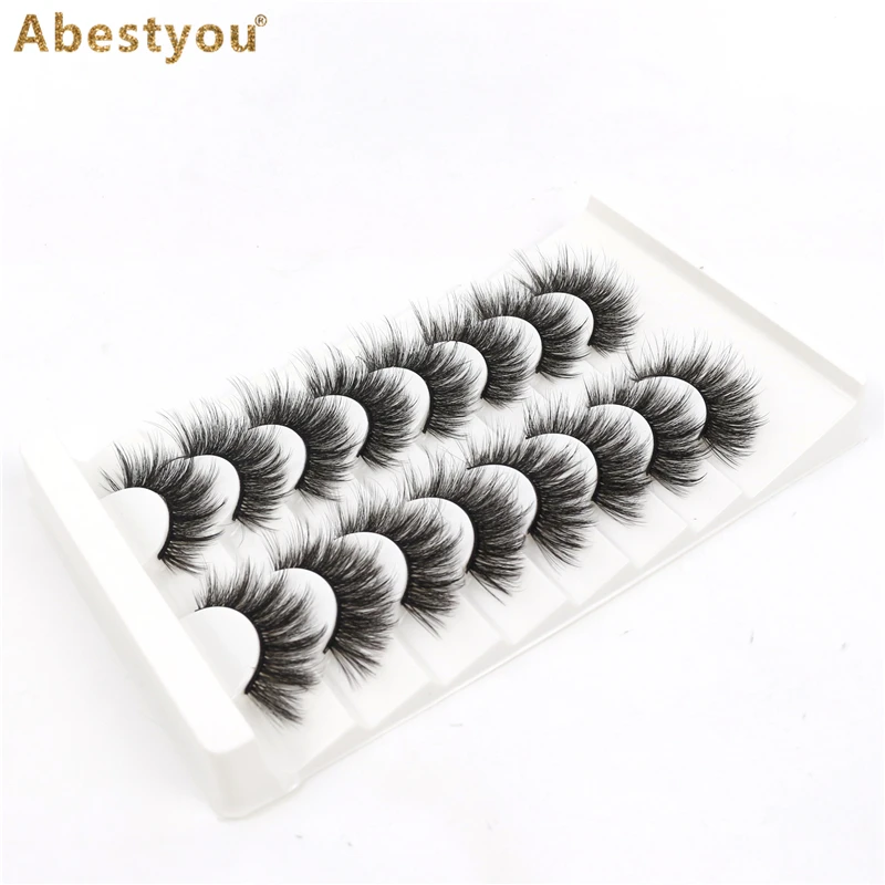 Abestyou 8pairs 3D Faux Mink Lashes Fluffy Soft Wispy Volume Natural long False Lash Reusable Eyelash rzesy
Abestyou 8pairs 3D Faux Mink Lashes Fluffy Soft Wispy Volume Natural long False Lash Reusable Eyelash rzesy