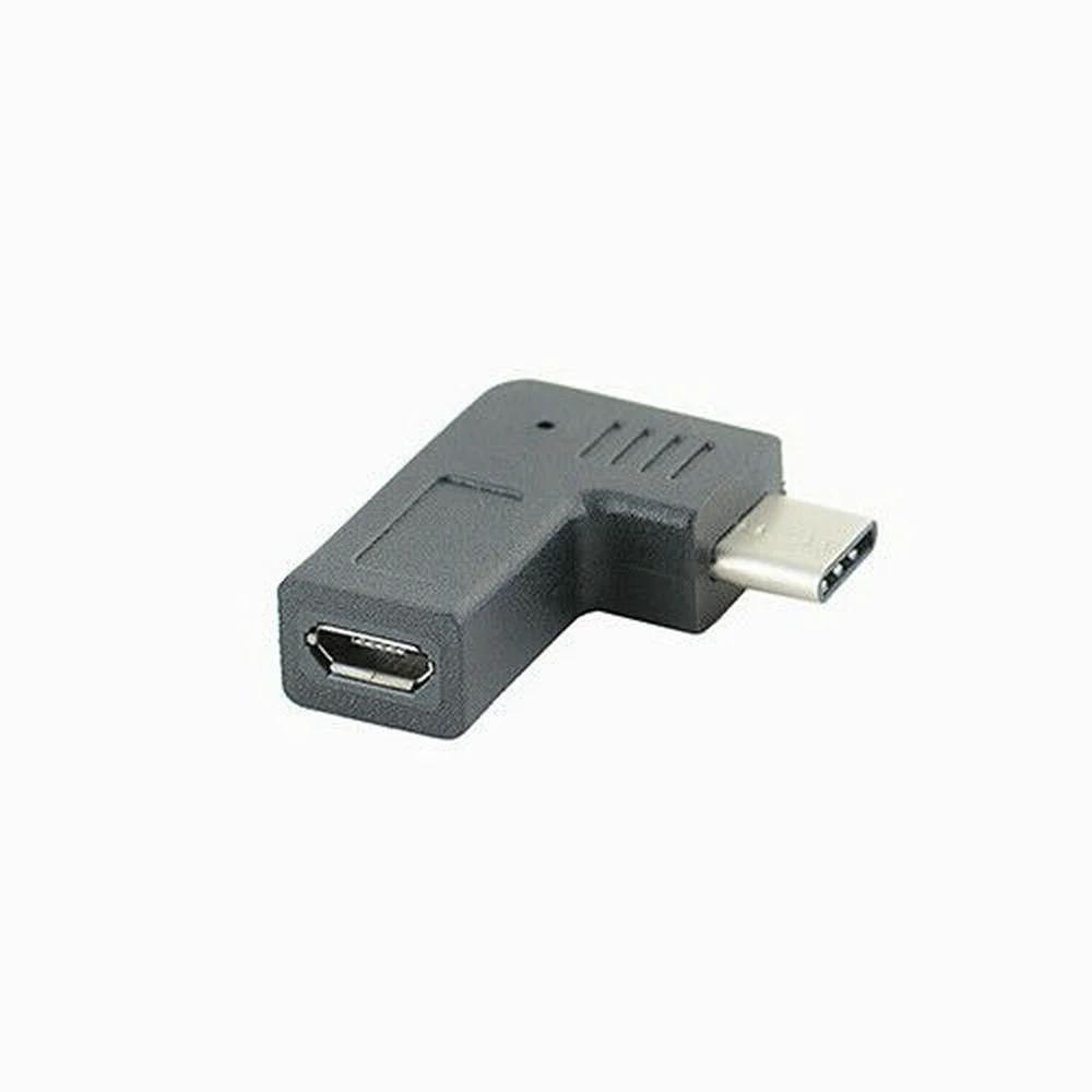 Адаптер-преобразователь с углом 90 градусов типа C USB 3,1 папа на Micro USB мама
Адаптер-преобразователь с углом 90 градусов типа C USB 3,1 папа на Micro USB мама