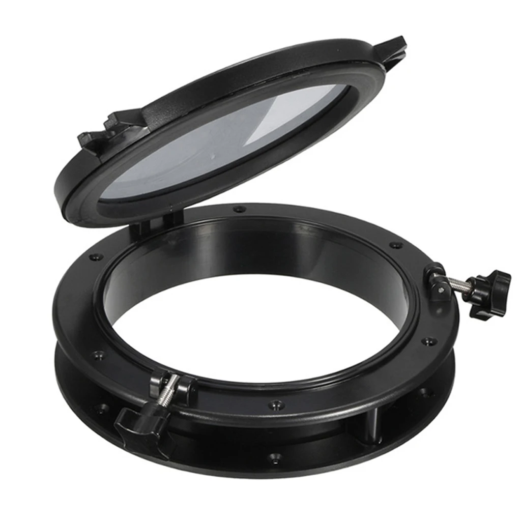 Round Marine Port Hole/Window - Porthole – Nautical/Boat/Navy/Yacht - Tempered Glass -10.5 inch 265mm - Black
Round Marine Port Hole/Window - Porthole – Nautical/Boat/Navy/Yacht - Tempered Glass -10.5 inch 265mm - Black
