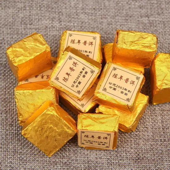 6A China Yunnan Pu'er Tea The Original Small Gold Brick Pu-erh Tea For More Than 15 Years Healthy And Green Good For Care
6A China Yunnan Pu'er Tea The Original Small Gold Brick Pu-erh Tea For More Than 15 Years Healthy And Green Good For Care