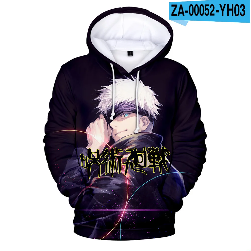 Classic Anime Jujutsu Kaisen 3d Hoodies men/womens Sweatshirts 2021 Spring Autumn Streetwear kids Clothes Oversized boys tops
Classic Anime Jujutsu Kaisen 3d Hoodies men/womens Sweatshirts 2021 Spring Autumn Streetwear kids Clothes Oversized boys tops