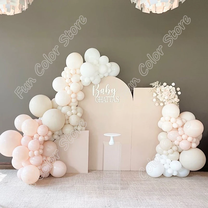 174pcs/set Sand White Balloon Garland Arch Latex Doubled Macaron Pink Happy Birthday Party Decoration Events Wedding Baby Shower
174pcs/set Sand White Balloon Garland Arch Latex Doubled Macaron Pink Happy Birthday Party Decoration Events Wedding Baby Shower