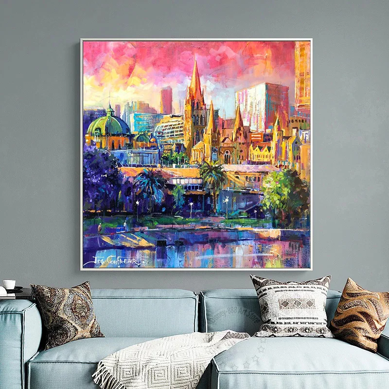 Abstract Beautiful Castle Poster Evening In Melbourne Oil Painting Canvas Print Landscape Pictures for Home Wall Decor No Frame
Abstract Beautiful Castle Poster Evening In Melbourne Oil Painting Canvas Print Landscape Pictures for Home Wall Decor No Frame