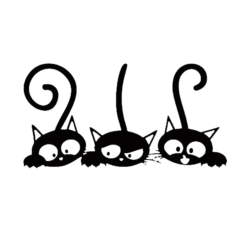 Three Cutes Cats with Tails Car Vinyl Sticker Decal Bumper Sticker for Auto Cars Trucks Walls Windows
Three Cutes Cats with Tails Car Vinyl Sticker Decal Bumper Sticker for Auto Cars Trucks Walls Windows