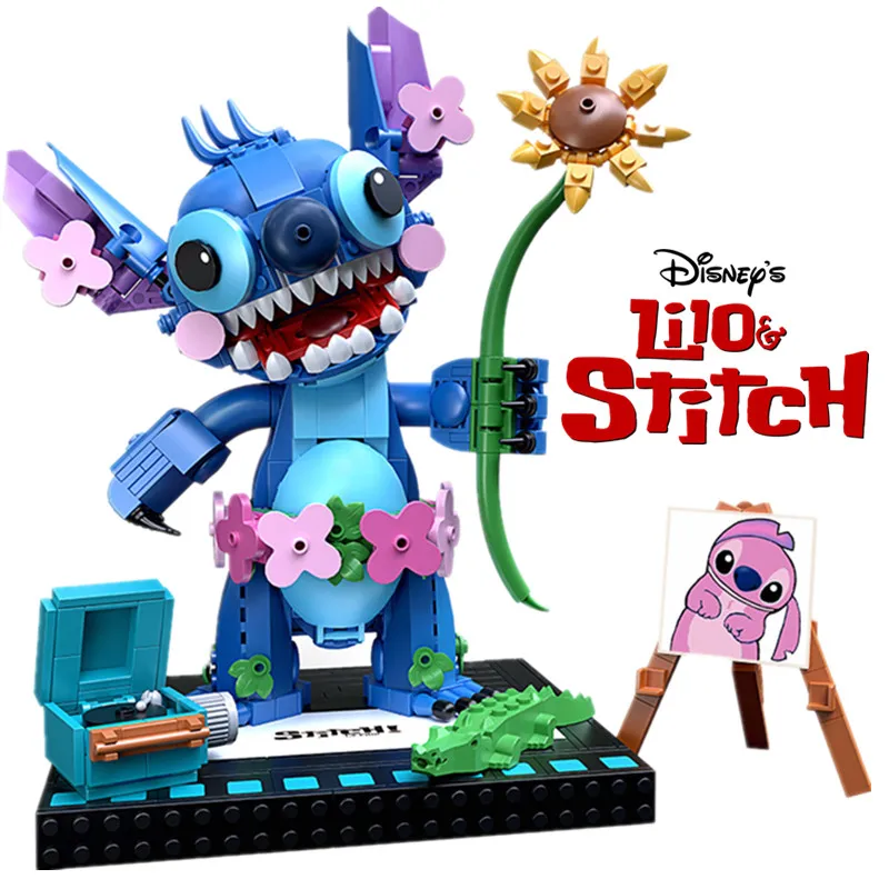 New Disney Lilo & Stitch Toys Cartoon Image Style Practical Skills Model Building Blocks Bricks Brain Game Gift Kid Birthday
New Disney Lilo & Stitch Toys Cartoon Image Style Practical Skills Model Building Blocks Bricks Brain Game Gift Kid Birthday