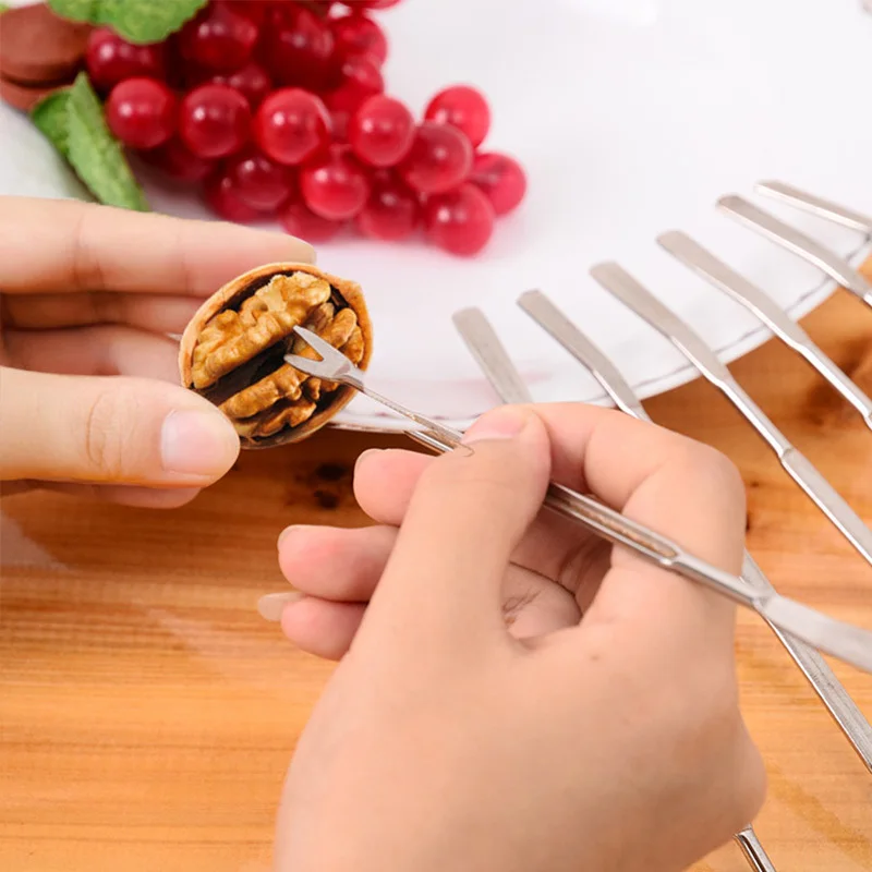 10pcs/lot Stainless Steel Lobster Crab Needle Multifunctional Walnut Needle Fruit Fork Kitchen Gadgets Seafood Tools Accessories
10pcs/lot Stainless Steel Lobster Crab Needle Multifunctional Walnut Needle Fruit Fork Kitchen Gadgets Seafood Tools Accessories
