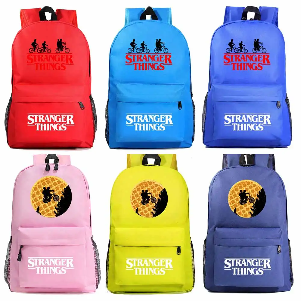 Fashion Stranger Things Boy Girl Book School bag Women Bagpack Teenagers Schoolbags Men Student Backpack
Fashion Stranger Things Boy Girl Book School bag Women Bagpack Teenagers Schoolbags Men Student Backpack