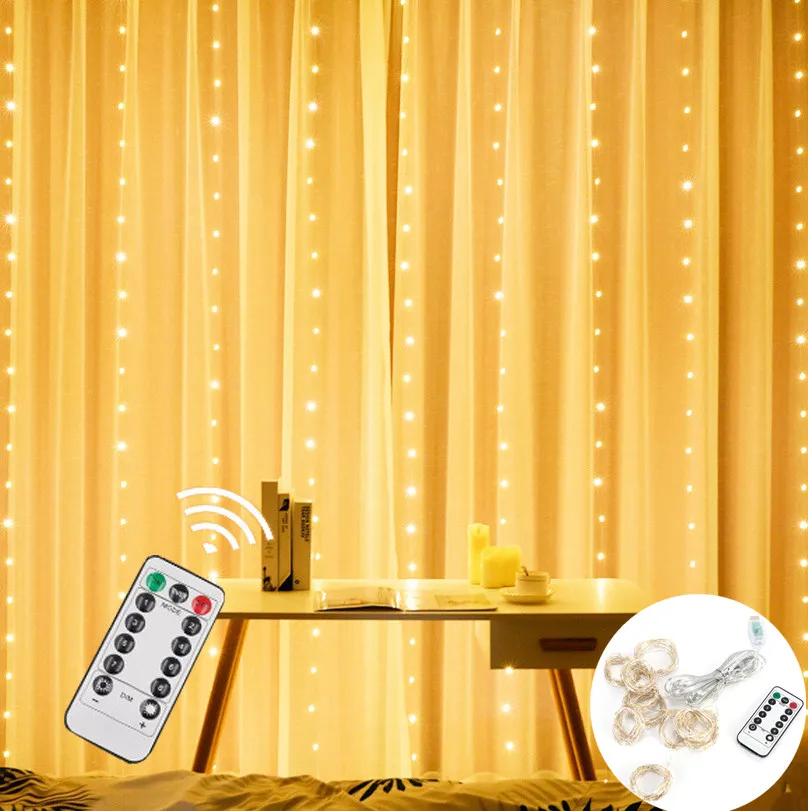 Garland Curtain for Room New Year 2022 Decor Christmas Lights Decorations Curtains for Home Festoon Led Light Decor Fairy Lights
Garland Curtain for Room New Year 2022 Decor Christmas Lights Decorations Curtains for Home Festoon Led Light Decor Fairy Lights