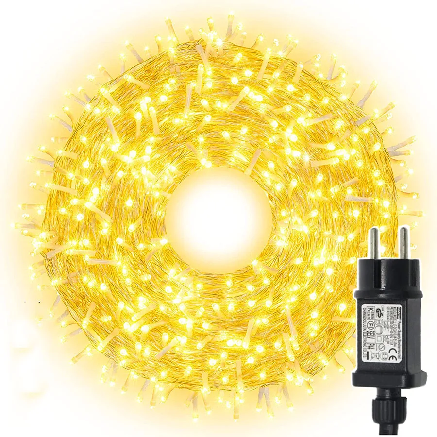 50M 100M Christmas Garland Outdoor Fairy Light DC24V Waterproof Garden Tree Twinkle String Light For Party Wedding Decor
50M 100M Christmas Garland Outdoor Fairy Light DC24V Waterproof Garden Tree Twinkle String Light For Party Wedding Decor