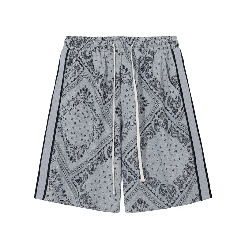 Harajuku Cashew Print Mens Summer Shorts Drawstring Loose Hip Hop Casual Five Point Pants Color Match Baggy Short
Harajuku Cashew Print Mens Summer Shorts Drawstring Loose Hip Hop Casual Five Point Pants Color Match Baggy Short