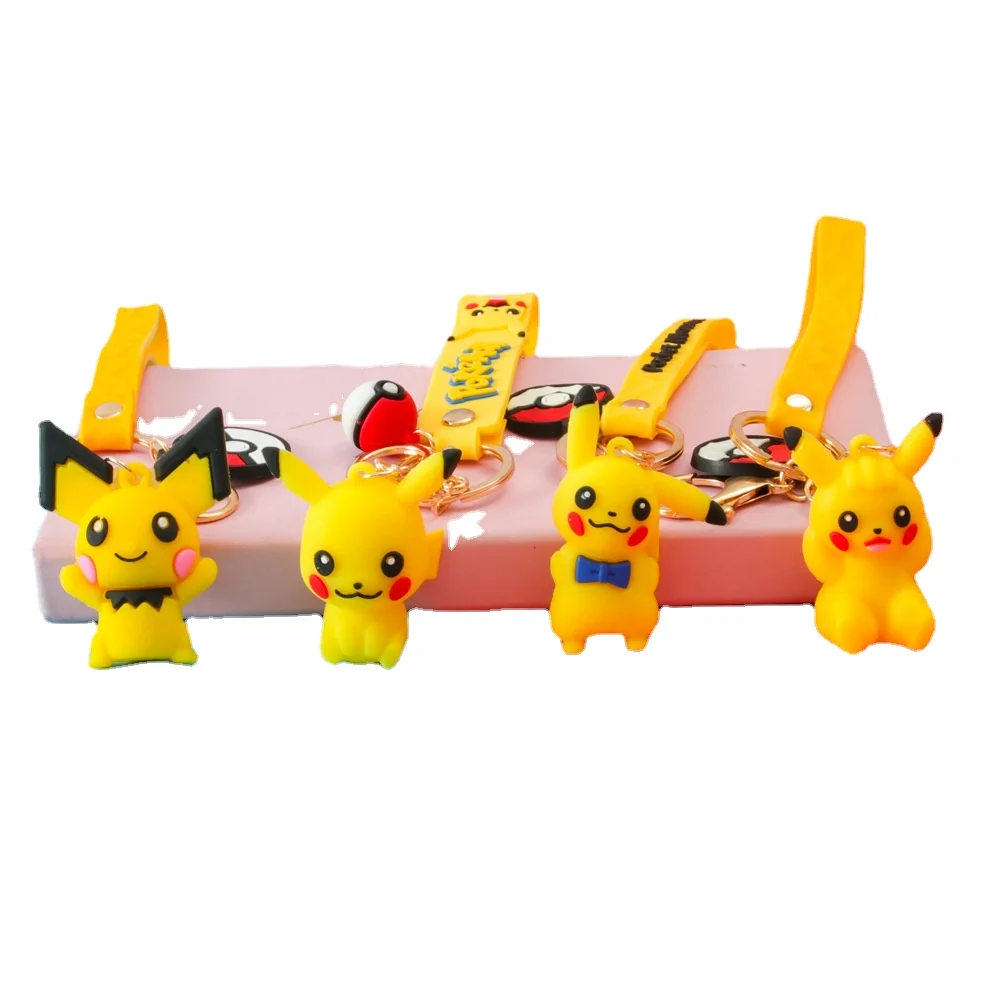 Pokemon Creative Cartoon Japanese Animation Pikachu Soft Glue Couple Pendant Net Red Lovely Trend Car Key Chain Decoration
Pokemon Creative Cartoon Japanese Animation Pikachu Soft Glue Couple Pendant Net Red Lovely Trend Car Key Chain Decoration