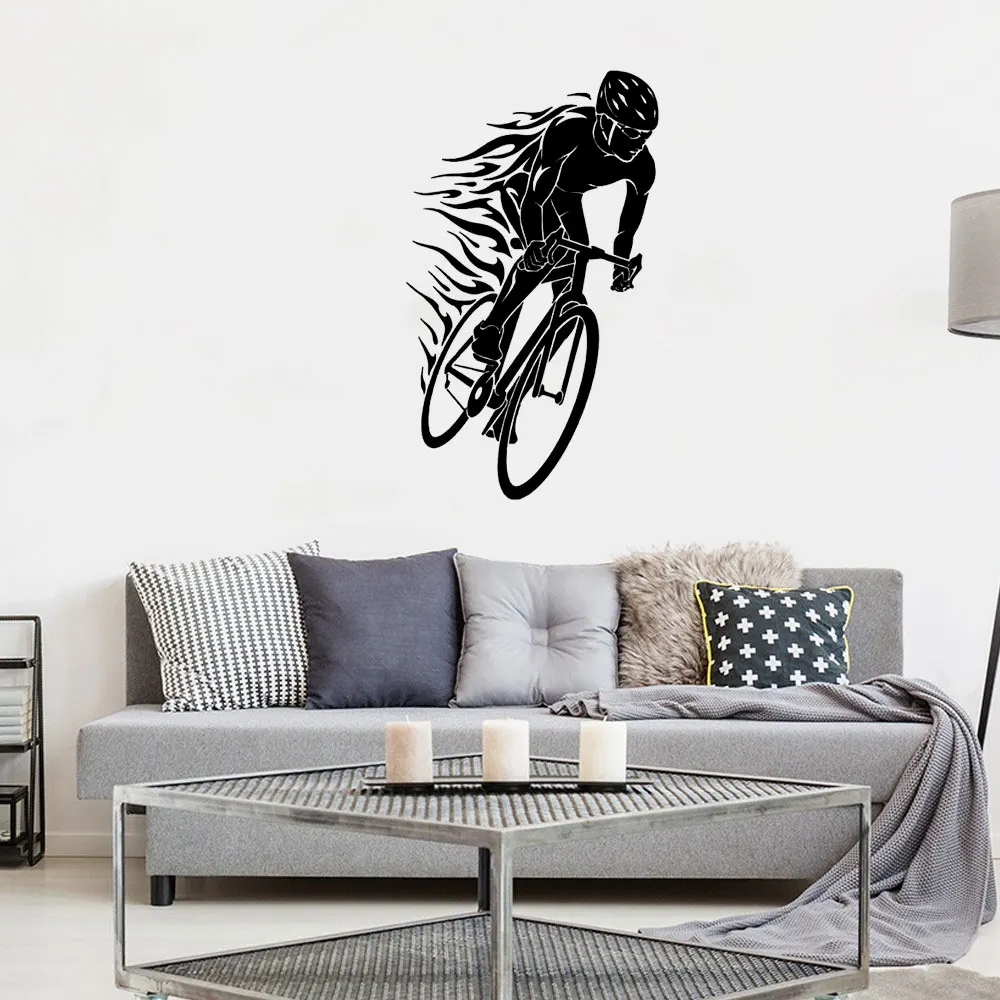 GYM Sports Wall Stickers Riding A Mountain Bike Home Decor Removable Viny For Boys Kids Room DIY Decorative Decal Mural DW6937
GYM Sports Wall Stickers Riding A Mountain Bike Home Decor Removable Viny For Boys Kids Room DIY Decorative Decal Mural DW6937