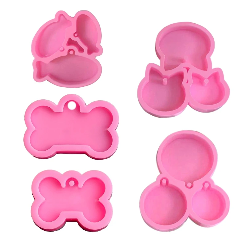 X7YA 5 Pcs Cats Dogs Hanging Tags Epoxy Resin Mold Pet Listing Pendants Silicone Mould DIY Crafts Jewelry Keychain Casting Tools
X7YA 5 Pcs Cats Dogs Hanging Tags Epoxy Resin Mold Pet Listing Pendants Silicone Mould DIY Crafts Jewelry Keychain Casting Tools