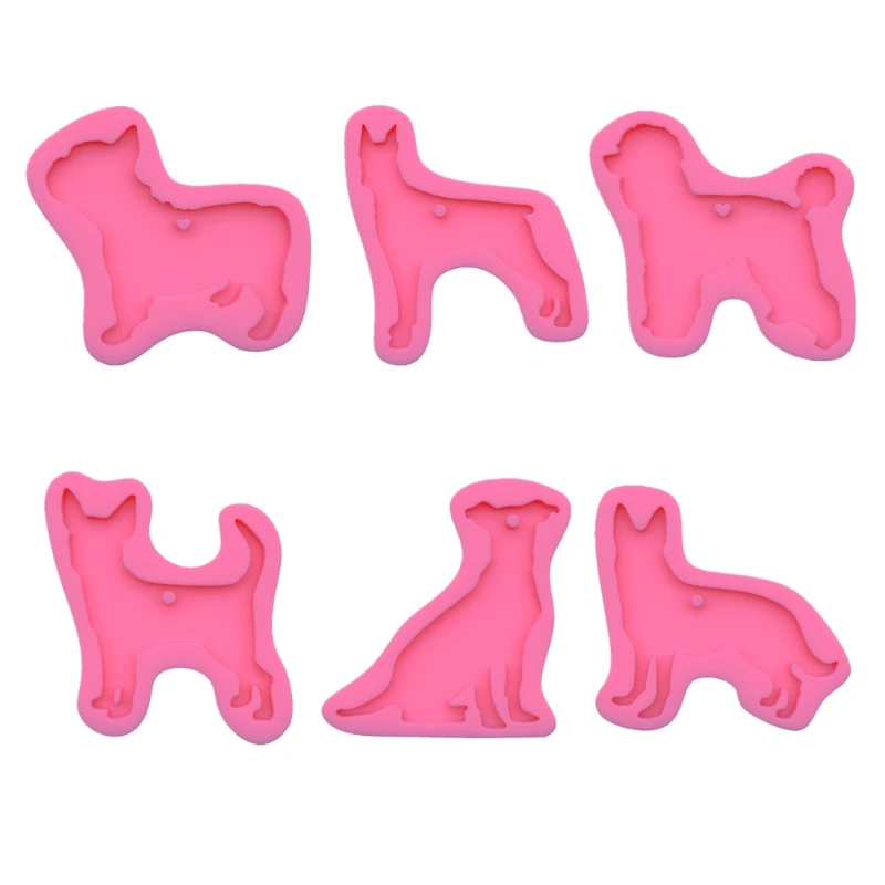 Shiny Dog Shaped Keychain Epoxy Resin Mold Jewelry Pendants Silicone Mould DIY Crafts Decorations Casting Tools
Shiny Dog Shaped Keychain Epoxy Resin Mold Jewelry Pendants Silicone Mould DIY Crafts Decorations Casting Tools