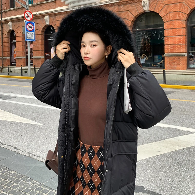 2020 Winter Jacket Women Cotton Padded Outwear Female Warm Long Coat Hooded With Fur Collar Loose Korean Style Woman Parkas
2020 Winter Jacket Women Cotton Padded Outwear Female Warm Long Coat Hooded With Fur Collar Loose Korean Style Woman Parkas