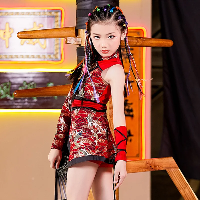 2020 Chinese Style Girls Catwalk Fashion Clothes Children'S Hip Hop Dance Costume Stage Performance Clothes Kids Modern Wear
2020 Chinese Style Girls Catwalk Fashion Clothes Children'S Hip Hop Dance Costume Stage Performance Clothes Kids Modern Wear