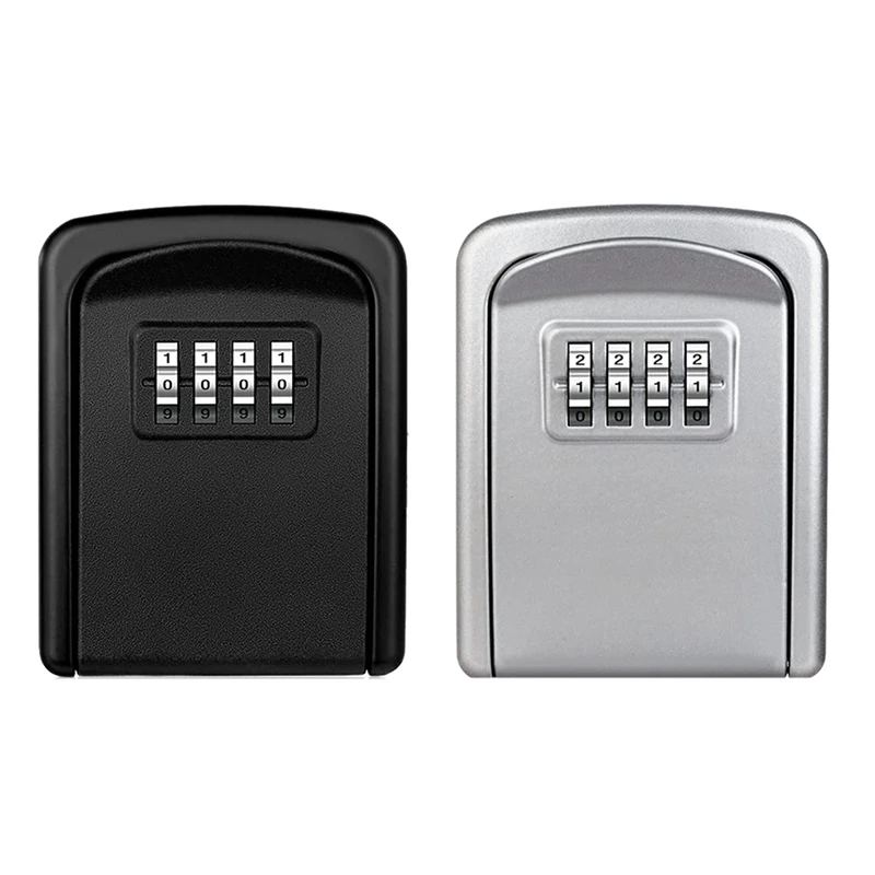 Key Lock Box Wall Mounted 4 Digit Combination Lock Box For House Key Weatherproof Security Key Storage Lock Box
Key Lock Box Wall Mounted 4 Digit Combination Lock Box For House Key Weatherproof Security Key Storage Lock Box