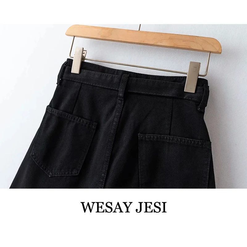 WESAY JESI Fashion 2021 Summer Women's Denim Shorts High Waist Shorts Single-Breasted Sashes Pockets Slim Jeans Female Harajuku
WESAY JESI Fashion 2021 Summer Women's Denim Shorts High Waist Shorts Single-Breasted Sashes Pockets Slim Jeans Female Harajuku