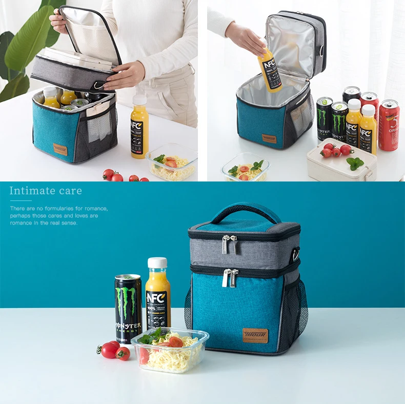 Large Thermal Insulation travel Cooler Lunch Bag Picnic Bento Box Fresh Keeping Ice Pack Food Fruit Container Storage Bento bag 
Large Thermal Insulation travel Cooler Lunch Bag Picnic Bento Box Fresh Keeping Ice Pack Food Fruit Container Storage Bento bag