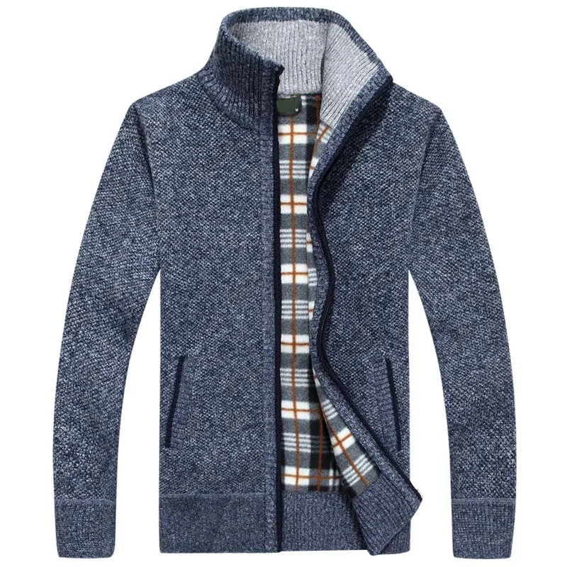 Wool Zipper Slim Fit Fleece Jacket Men Coat Dress Knitwear Male 2021 New Autumn Winter Jacket Men Warm Cashmere Casual
Wool Zipper Slim Fit Fleece Jacket Men Coat Dress Knitwear Male 2021 New Autumn Winter Jacket Men Warm Cashmere Casual
