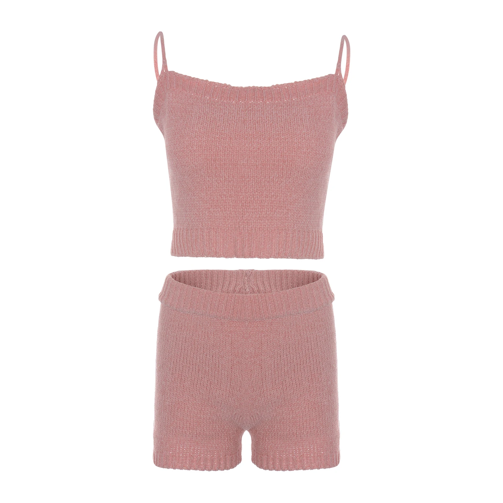 2PCS/Set Women New Tracksuit Set Ladies Strapless Wear Cable Knit Crop Top Streetwear Suit Solid Crop Top Shorts Suit Clothes
2PCS/Set Women New Tracksuit Set Ladies Strapless Wear Cable Knit Crop Top Streetwear Suit Solid Crop Top Shorts Suit Clothes