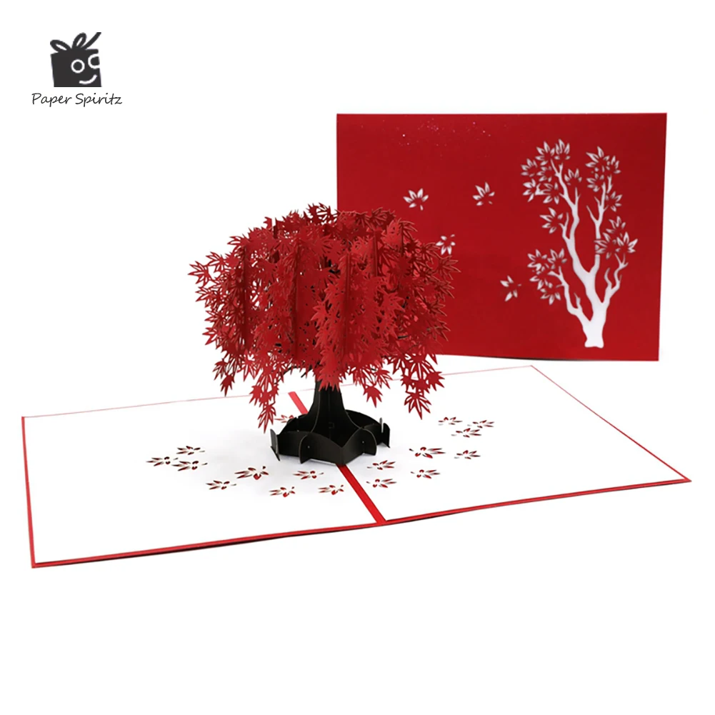 Red maple 3D Pop up Greeting Cards with Envelope Mother's Day Card for Wife Birthday Card Gifts for Fathers Day Anniversary 
Red maple 3D Pop up Greeting Cards with Envelope Mother's Day Card for Wife Birthday Card Gifts for Fathers Day Anniversary