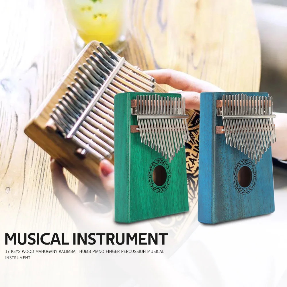 17 Keys Kalimba Wood Mahogany Thumb Piano Finger Percussion Musical Instrument with Tuning Hammer Cloth Sticker Bag
17 Keys Kalimba Wood Mahogany Thumb Piano Finger Percussion Musical Instrument with Tuning Hammer Cloth Sticker Bag