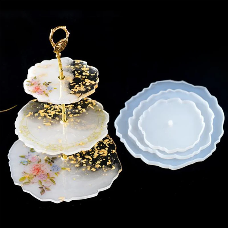 Fashion Silicone Resin Mold For Jewelry Making Plate White Round Creative DIY 25.5cm 20.5cm 15.5cm Dia., 1 Set ( 3 PCs/Set)
Fashion Silicone Resin Mold For Jewelry Making Plate White Round Creative DIY 25.5cm 20.5cm 15.5cm Dia., 1 Set ( 3 PCs/Set)