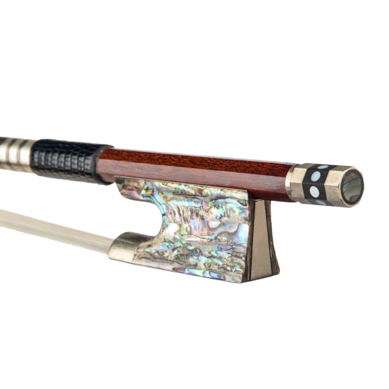 4/4 Violin Bow Pernambuco Wood Bow Abalone Shell Frog Good Balance for 4/4 Violin Bow
4/4 Violin Bow Pernambuco Wood Bow Abalone Shell Frog Good Balance for 4/4 Violin Bow