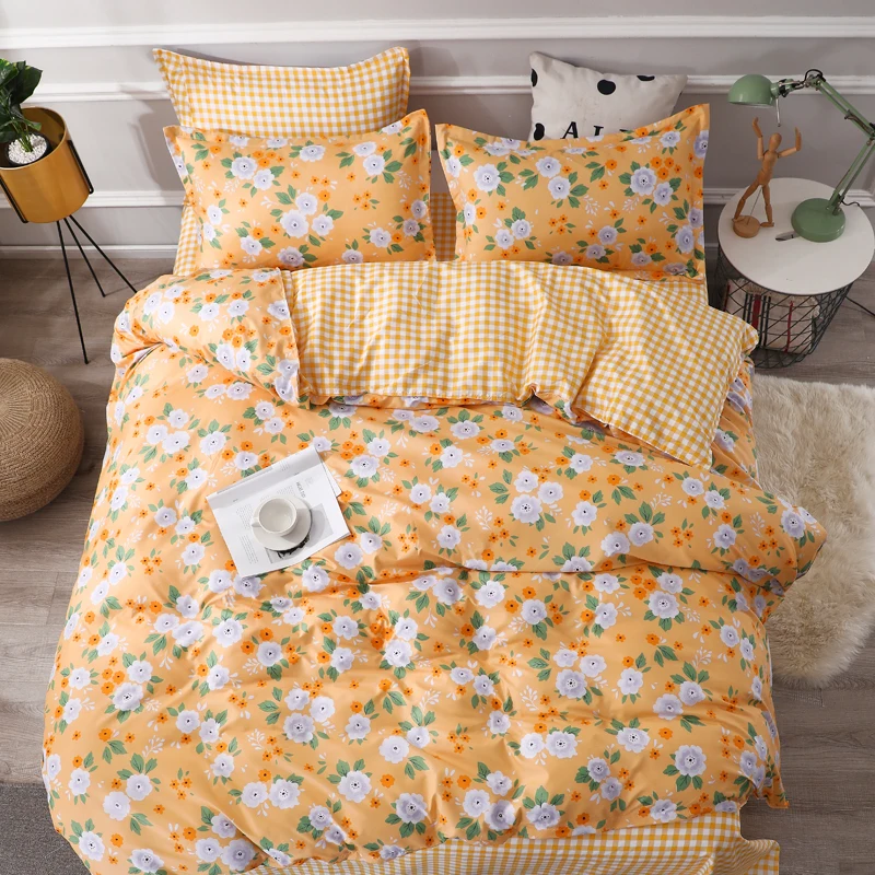 Chinese Style Yellow Grid Duvet Cover pillowcases 3pcs 220x240,Flower pattern Comforter Bedding Sets King Size quilt cover 2020
Chinese Style Yellow Grid Duvet Cover pillowcases 3pcs 220x240,Flower pattern Comforter Bedding Sets King Size quilt cover 2020
