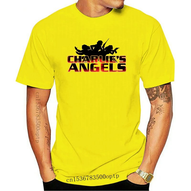 

New Charlies Angels 70s TV Show Series Vintage Retro Tops Tee T Shirt T-Shirt Homme Customized