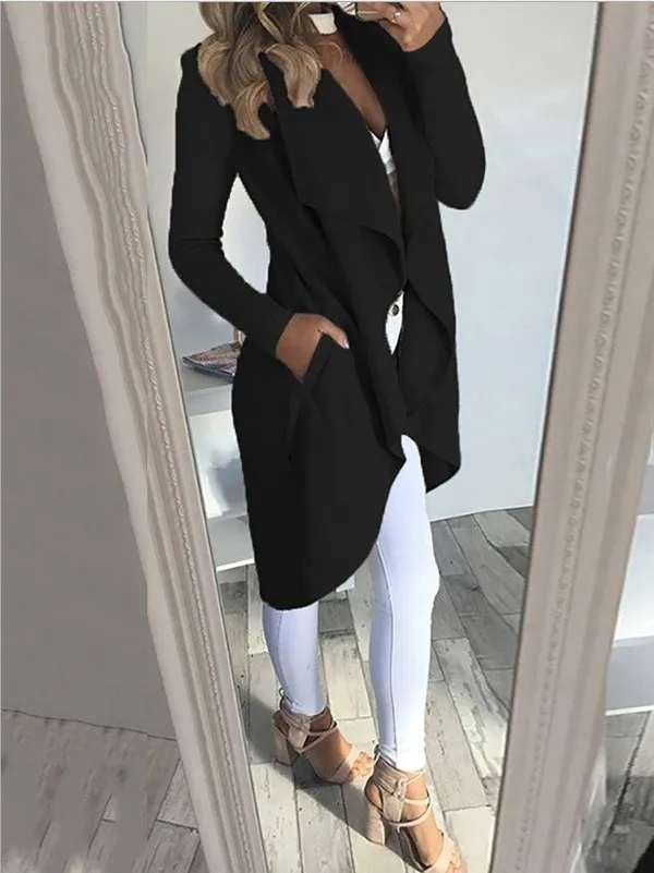 2020 Autumn Winter Models Lightweight Knitted Women's Windbreaker Lapel Slim Mid-length Windbreaker Women's Jacket Dropshipping
2020 Autumn Winter Models Lightweight Knitted Women's Windbreaker Lapel Slim Mid-length Windbreaker Women's Jacket Dropshipping