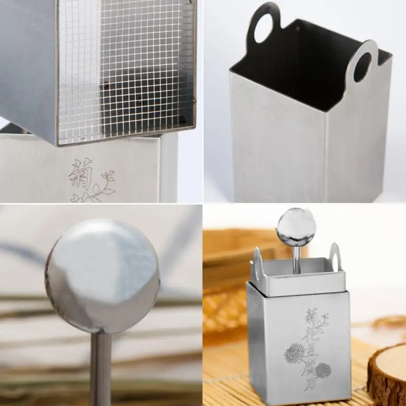 Specialty Tools Tofu Cutter Stainless Steel Tofu Slicer Vegetable Fruit Shredder DIY Tofu Molds Creative Manual Press Shredder
Specialty Tools Tofu Cutter Stainless Steel Tofu Slicer Vegetable Fruit Shredder DIY Tofu Molds Creative Manual Press Shredder