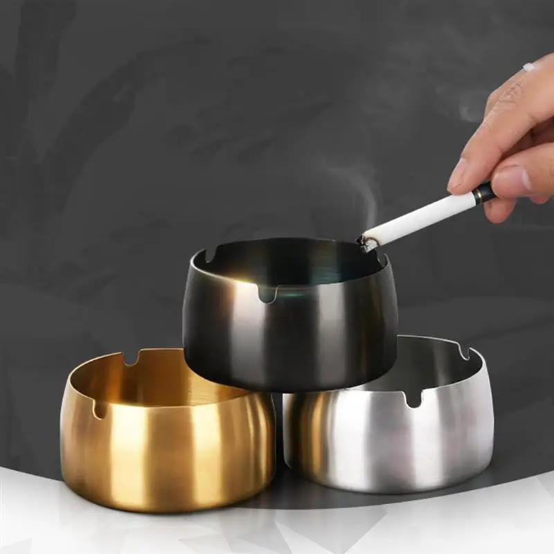 Cigarette Ashtray Simple Stainless Steel Ashtray Indoor Ashtray for Tabletop Smoking Accessories
Cigarette Ashtray Simple Stainless Steel Ashtray Indoor Ashtray for Tabletop Smoking Accessories