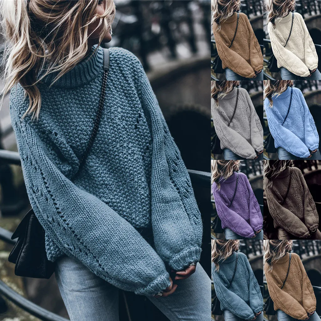 Women Turtleneck Sweaters Autumn Winter Solid Jumpers Hole Sweaters Casual Twist Warm Sweaters Female Oversized Sweater Z0826
Women Turtleneck Sweaters Autumn Winter Solid Jumpers Hole Sweaters Casual Twist Warm Sweaters Female Oversized Sweater Z0826