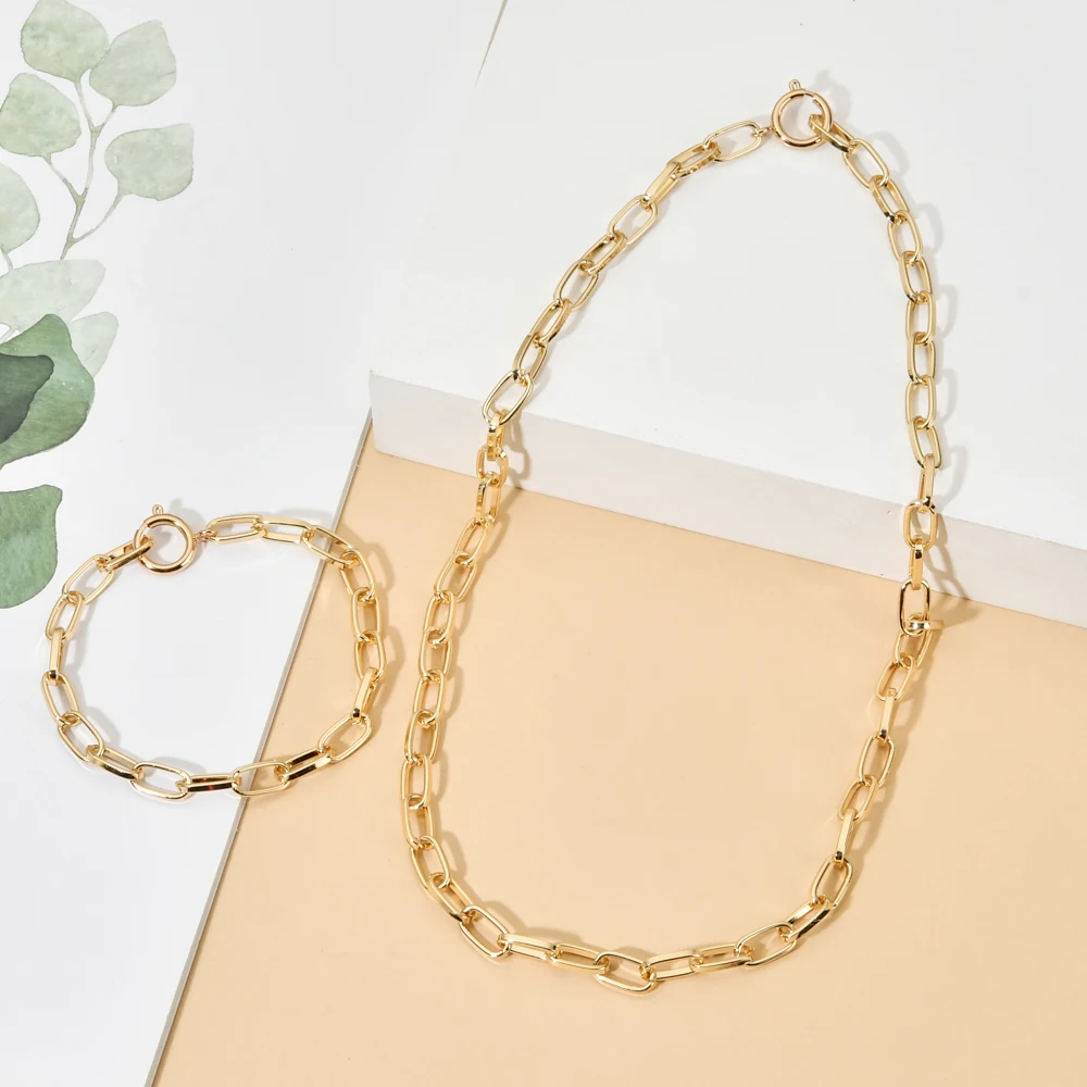 ZMZY 1 set Boho DIY Charm Hip Hop Jewelry Clasp Square Chain Necklaces Bracelets For Women Men Charms Chunky Sets Gifts
ZMZY 1 set Boho DIY Charm Hip Hop Jewelry Clasp Square Chain Necklaces Bracelets For Women Men Charms Chunky Sets Gifts