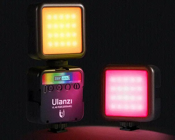 RGB Video Light Portable Pocket 60LED CRI95 Full Color Camera Light for Photography Lighting
RGB Video Light Portable Pocket 60LED CRI95 Full Color Camera Light for Photography Lighting
