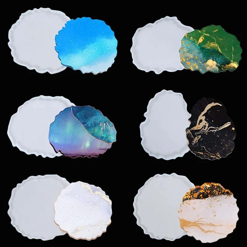Silicone Molds for Epoxy Resin Form for Candles Irregular Coasters Making Molds DIY Crafts Supplies 1pc
Silicone Molds for Epoxy Resin Form for Candles Irregular Coasters Making Molds DIY Crafts Supplies 1pc